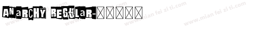 Anarchy Regular字体转换